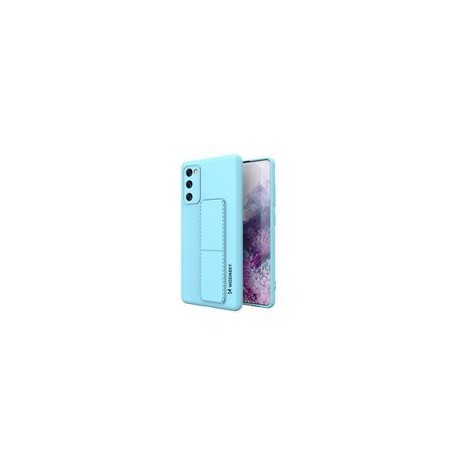 Калъф
  Wozinsky Kickstand Case flexible silicone cover with a stand Samsung Galaxy
  S20 FE 5G light blue