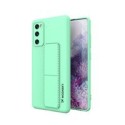 Калъф
  Wozinsky Kickstand Case flexible silicone cover with a stand Samsung Galaxy
  S20 FE 5G mint