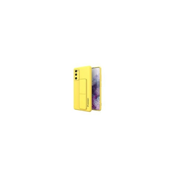 Калъф
  Wozinsky Kickstand Case flexible silicone cover with a stand Samsung Galaxy
  S20 FE 5G yellow