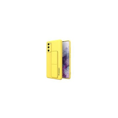 Калъф
  Wozinsky Kickstand Case flexible silicone cover with a stand Samsung Galaxy
  S20 FE 5G yellow