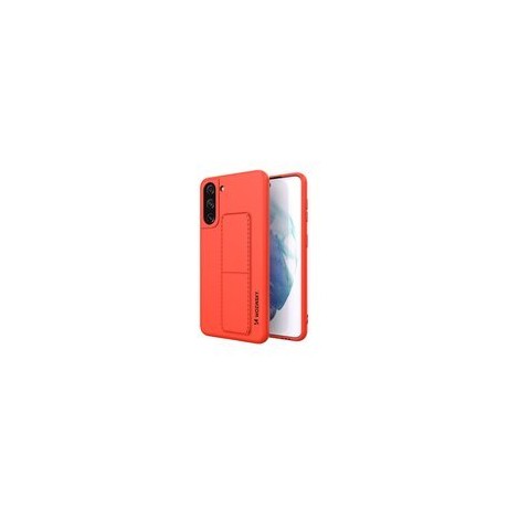 Калъф
  Wozinsky Kickstand Case flexible silicone cover with a stand Samsung Galaxy
  S21 5G red