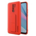 Калъф
  Wozinsky Kickstand Case flexible silicone cover with a stand Xiaomi Redmi 9
  red