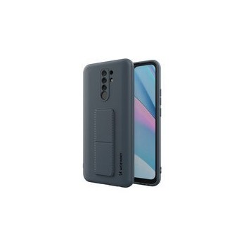Калъф
  Wozinsky Kickstand Case flexible silicone cover with a stand Xiaomi Redmi 9
  blue