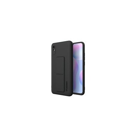 Калъф
  Wozinsky Kickstand Case flexible silicone cover with a stand Xiaomi Redmi 9A
  black