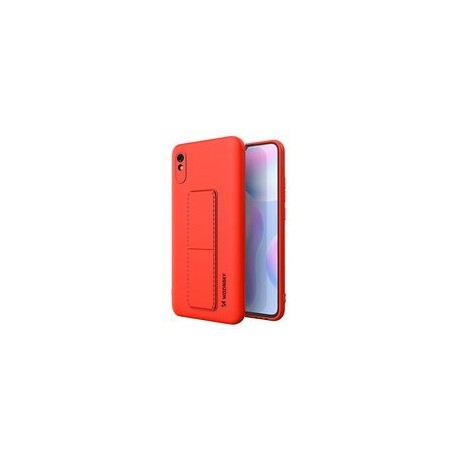 Калъф
  Wozinsky Kickstand Case flexible silicone cover with a stand Xiaomi Redmi 9A
  red