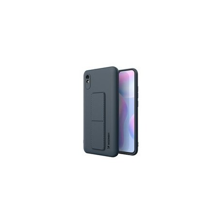 Калъф
  Wozinsky Kickstand Case flexible silicone cover with a stand Xiaomi Redmi 9A
  blue