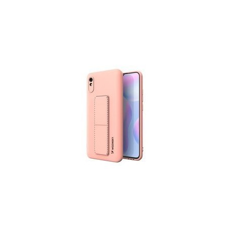 Калъф
  Wozinsky Kickstand Case flexible silicone cover with a stand Xiaomi Redmi 9A
  pink