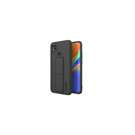 Калъф
  Wozinsky Kickstand Case flexible silicone cover with a stand Xiaomi Redmi 9C
  black