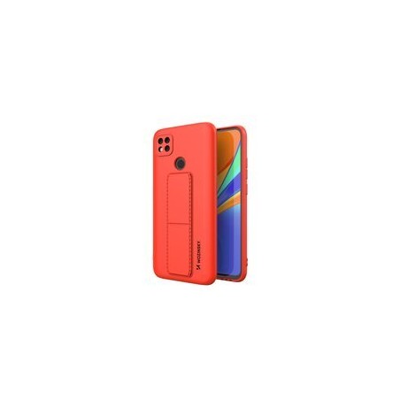 Калъф
  Wozinsky Kickstand Case flexible silicone cover with a stand Xiaomi Redmi 9C
  red
