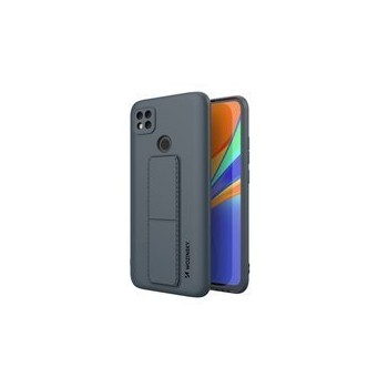 Калъф
  Wozinsky Kickstand Case flexible silicone cover with a stand Xiaomi Redmi 9C
  blue