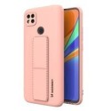 Калъф
  Wozinsky Kickstand Case flexible silicone cover with a stand Xiaomi Redmi 9C
  pink