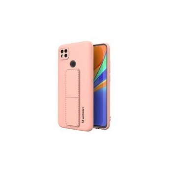 Калъф
  Wozinsky Kickstand Case flexible silicone cover with a stand Xiaomi Redmi 9C
  pink