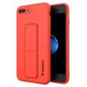 Калъф
  Wozinsky Kickstand Case flexible silicone cover with a stand iPhone 8 Plus /
  iPhone 7 Plus red