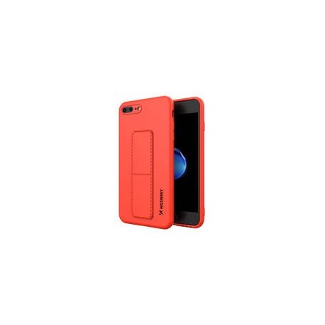 Калъф
  Wozinsky Kickstand Case flexible silicone cover with a stand iPhone 8 Plus /
  iPhone 7 Plus red