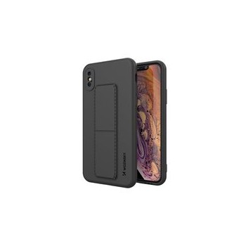 Калъф
  Wozinsky Kickstand Case flexible silicone cover with a stand iPhone XS /
  iPhone X black