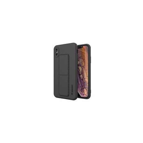Калъф
  Wozinsky Kickstand Case flexible silicone cover with a stand iPhone XS /
  iPhone X black