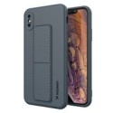 Калъф
  Wozinsky Kickstand Case flexible silicone cover with a stand iPhone XS /
  iPhone X navy blue