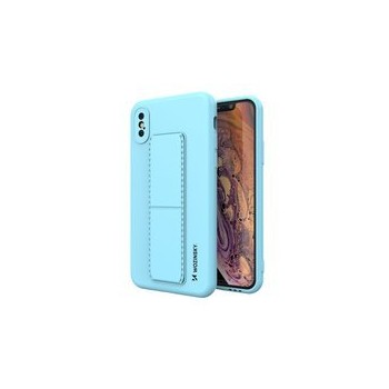Калъф
  Wozinsky Kickstand Case flexible silicone cover with a stand iPhone XS /
  iPhone X light blue