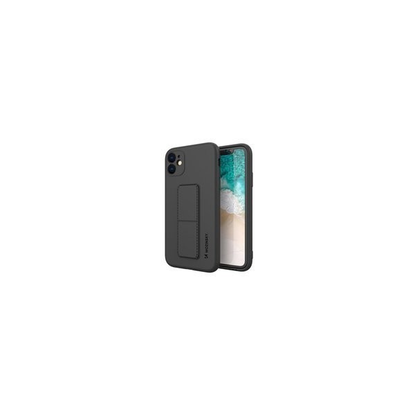 Калъф
  Wozinsky Kickstand Case flexible silicone cover with a stand Oppo Reno 4 5G /
  Reno 4 black
