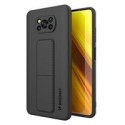Калъф
  Wozinsky Kickstand Case flexible silicone cover with a stand Xiaomi Poco X3
  NFC / Poco X3 Pro black