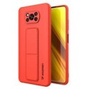 Калъф
  Wozinsky Kickstand Case flexible silicone cover with a stand Xiaomi Poco X3
  NFC / Poco X3 Pro red