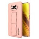 Калъф
  Wozinsky Kickstand Case flexible silicone cover with a stand Xiaomi Poco X3
  NFC / Poco X3 Pro pink