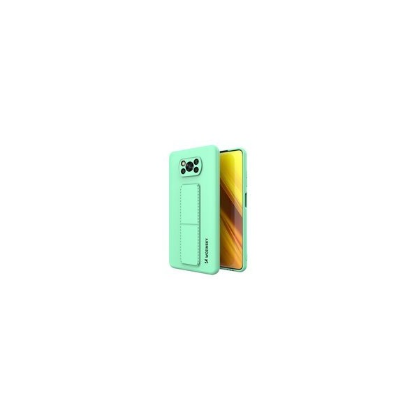 Калъф
  Wozinsky Kickstand Case flexible silicone cover with a stand Xiaomi Poco X3
  NFC / Poco X3 Pro mint