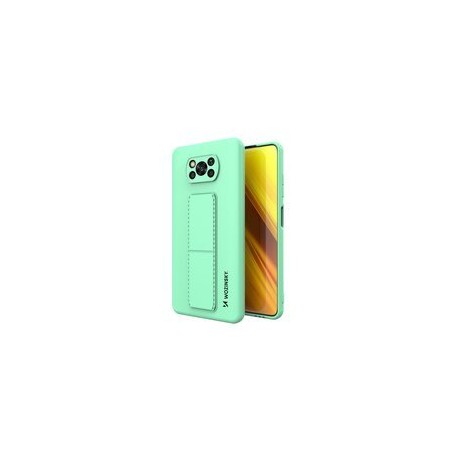 Калъф
  Wozinsky Kickstand Case flexible silicone cover with a stand Xiaomi Poco X3
  NFC / Poco X3 Pro mint