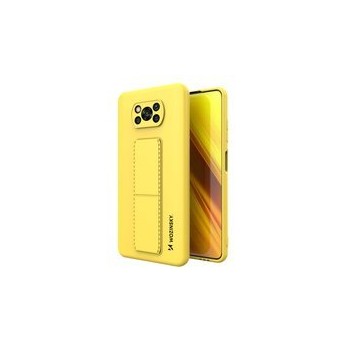Калъф
  Wozinsky Kickstand Case flexible silicone cover with a stand Xiaomi Poco X3
  NFC / Poco X3 Pro yellow