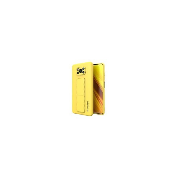 Калъф
  Wozinsky Kickstand Case flexible silicone cover with a stand Xiaomi Poco X3
  NFC / Poco X3 Pro yellow