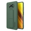 Калъф
  Wozinsky Kickstand Case flexible silicone cover with a stand Xiaomi Poco X3
  NFC / Poco X3 Pro dark green