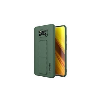 Калъф
  Wozinsky Kickstand Case flexible silicone cover with a stand Xiaomi Poco X3
  NFC / Poco X3 Pro dark green