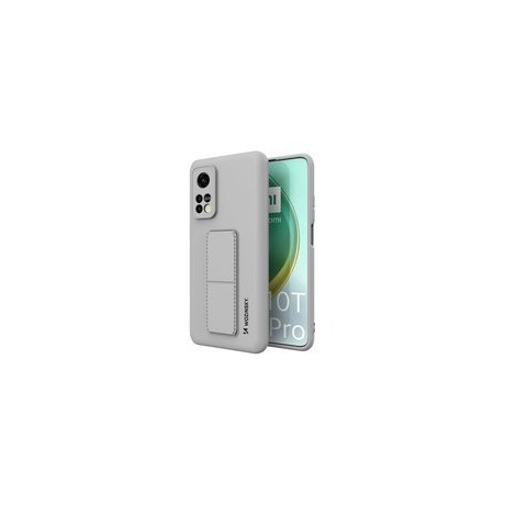 Калъф
  Wozinsky Kickstand Case flexible silicone cover with a stand Xiaomi Mi 10T
  Pro / Mi 10T grey