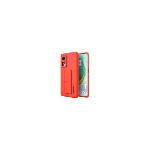 Калъф
  Wozinsky Kickstand Case flexible silicone cover with a stand Xiaomi Mi 10T
  Pro / Mi 10T red