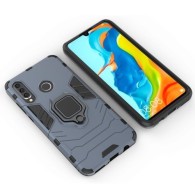 Удароустойчив Калъф с Поставка Ring Armor Kickstand Tough Rugged Cover за Huawei P30 Lite, Червен