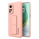 Калъф
  Wozinsky Kickstand Case flexible silicone cover with a stand Xiaomi Mi 10T
  Pro / Mi 10T pink