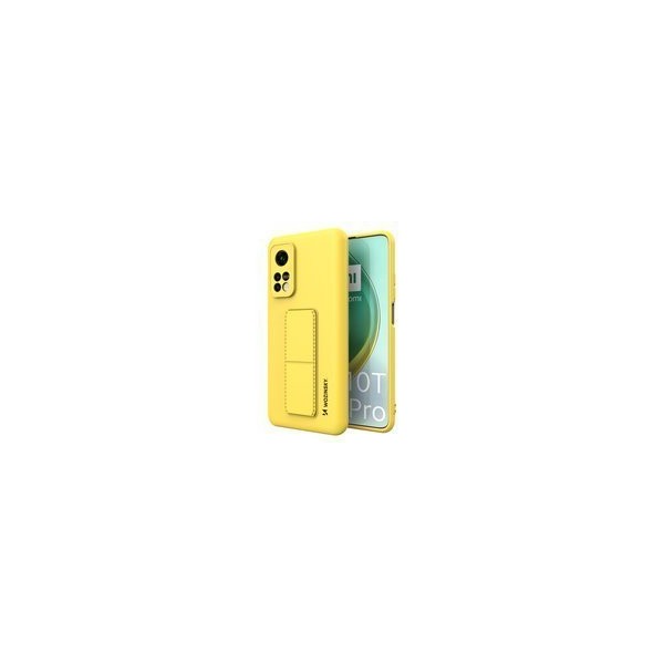 Калъф
  Wozinsky Kickstand Case flexible silicone cover with a stand Xiaomi Mi 10T
  Pro / Mi 10T yellow