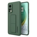 Калъф
  Wozinsky Kickstand Case flexible silicone cover with a stand Xiaomi Mi 10T
  Pro / Mi 10T dark green