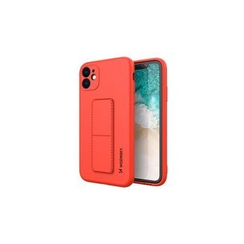 Калъф
  Wozinsky Kickstand Case flexible silicone cover with a stand Xiaomi Redmi 10X
  4G / Xiaomi Redmi Note 9 red