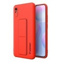 Калъф
  Wozinsky Kickstand Case flexible silicone cover with a stand Xiaomi Redmi
  Note 9 Pro / Redmi Note 9S red