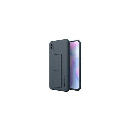 Калъф
  Wozinsky Kickstand Case flexible silicone cover with a stand Xiaomi Redmi
  Note 9 Pro / Redmi Note 9S blue