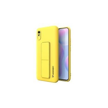Калъф
  Wozinsky Kickstand Case flexible silicone cover with a stand Xiaomi Redmi
  Note 9 Pro / Redmi Note 9S yellow