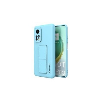 Калъф
  Wozinsky Kickstand Case flexible silicone cover with a stand Xiaomi Mi 10T
  Pro / Mi 10T light blue