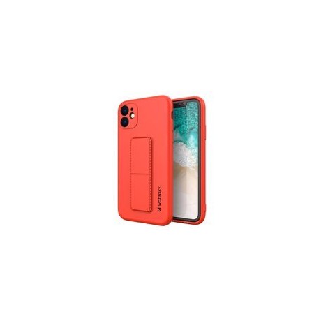 Калъф
  Wozinsky Kickstand Case flexible silicone cover with a stand iPhone SE 2020 /
  iPhone 8 / iPhone 7 red