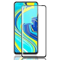 Стъклен протектор 5D Full Glue за Xiaomi Redmi Note 9S, Черен