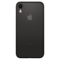Spigen Airskin тънък силиконов (TPU) калъф за iPhone Xr, Black