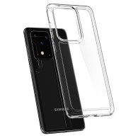 Spigen Ultra Hybrid хибриден кейс с най-висока степен на защита за Samsung Galaxy S20 Ultra, Crystal Clear