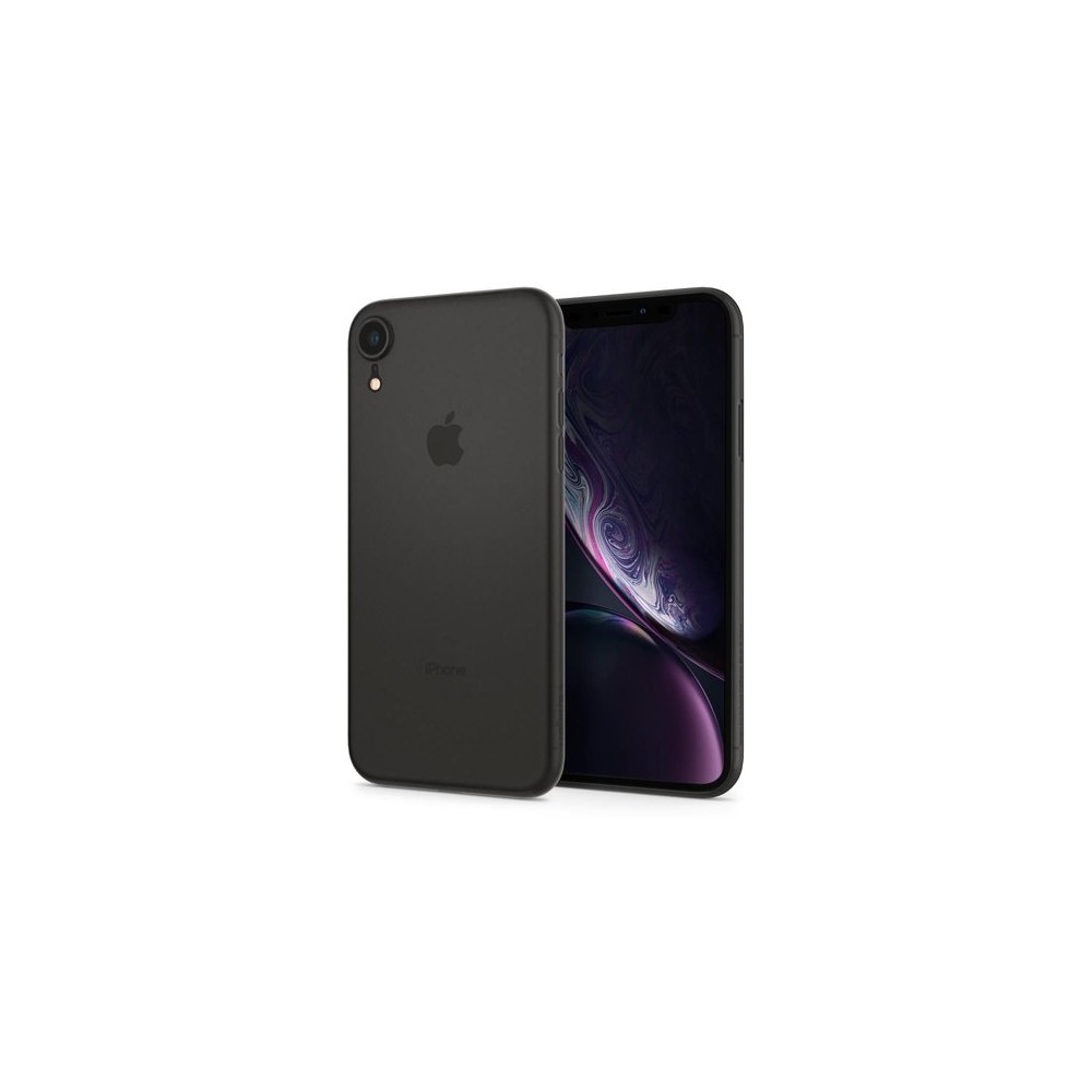 Spigen Airskin тънък силиконов (TPU) калъф за iPhone Xs Max, Black