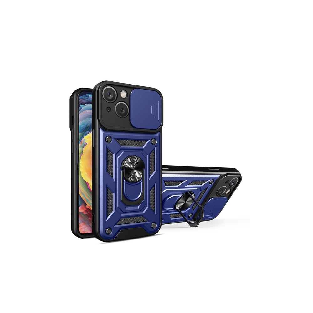 Калъф fixGuard Camshield Pro за iPhone 14, Navy