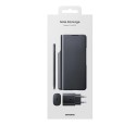 Samsung Leather Flip Cover за Samsung Galaxy Z Fold 3 + S Pen Stylus + Travel Adapter 25W black (EF-FF92KKBEGEE)